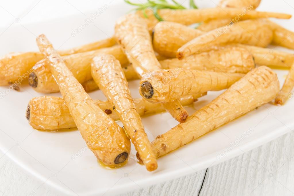 Honey Roasted Parsnips