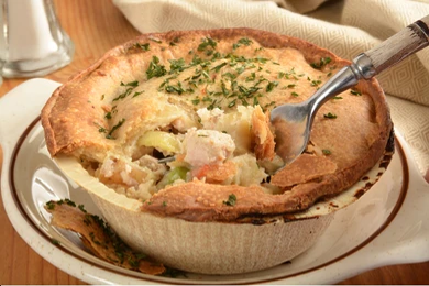 Turkey and Ham Pie